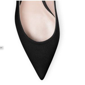 ** SOLD **   Stuart Weitzman The Leigh Black Suede Pump